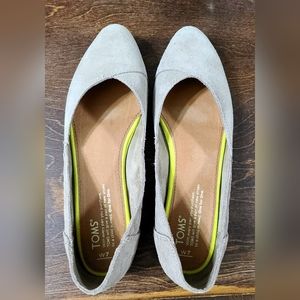 Toms Suede Ballet Flats
